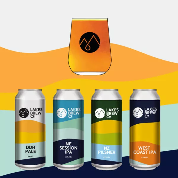 Lead Beers plus Schooner Glass Mixed Case - 8 x 440ml Cans