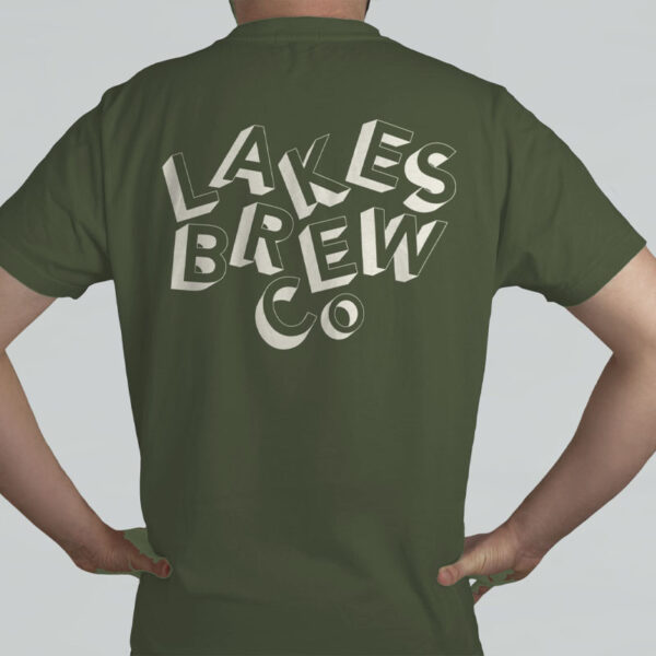 Lakes Brew Co Jumble T-Shirt Urban Khaki  Off white - Lakes Brew Co